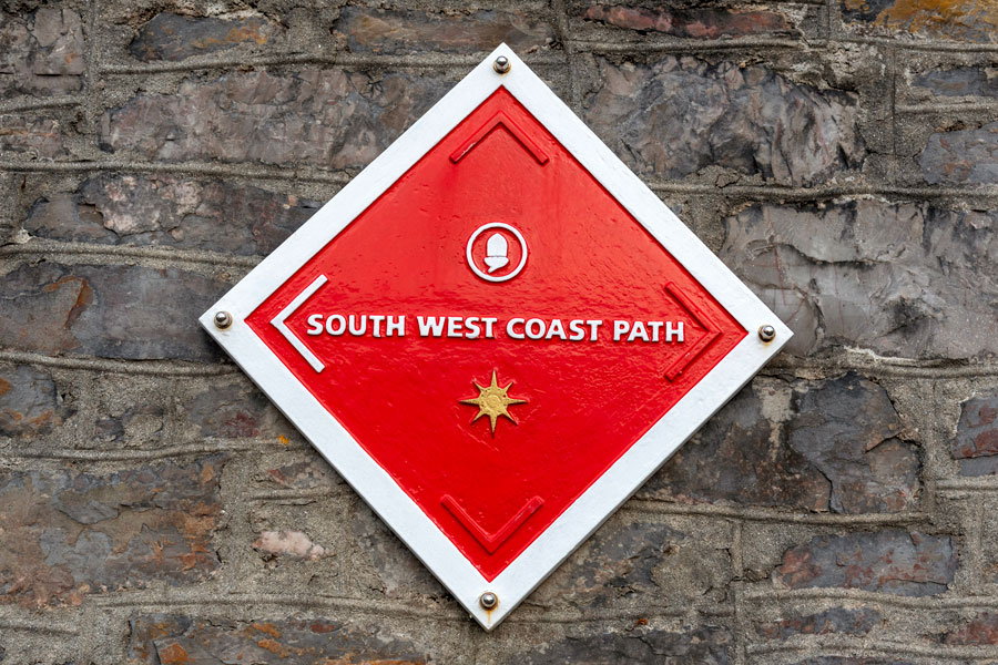 South West Coast Path sign