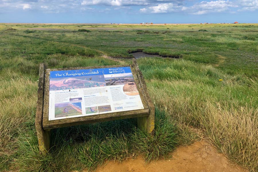 Tidal marshes, North Norfolk - on the England Coast Path